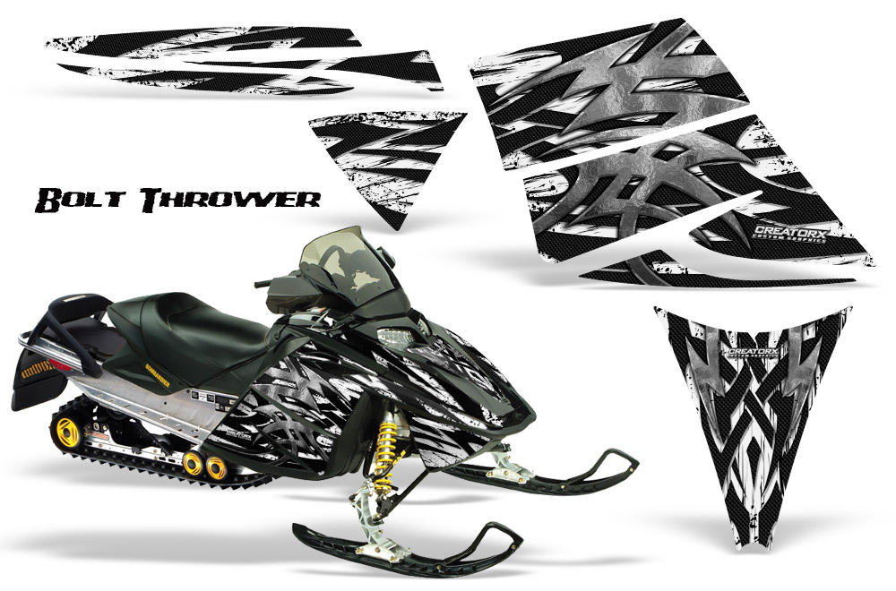 Ski-Doo Rev Graphics Kit Bolt Thrower White